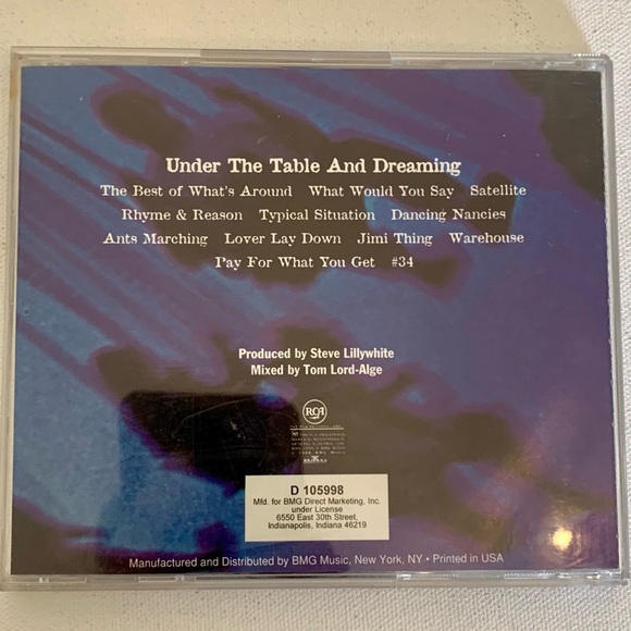 Dave Matthews Band Under the Table and Dreaming CD USED Satellite Ants Marching - Picture 1 of 7